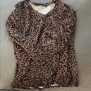 Leopard Print Women's Top